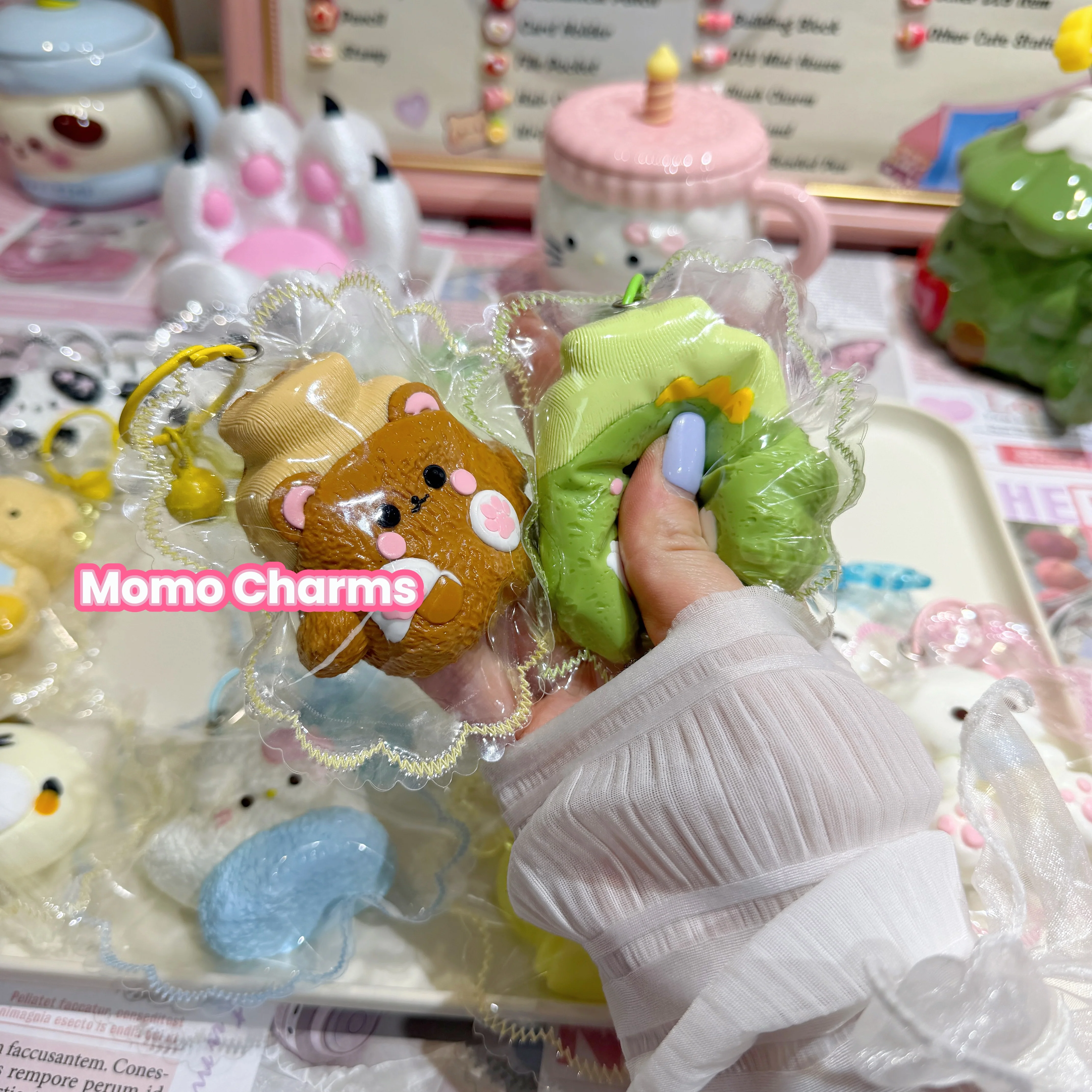Bear and dinosaur Silicone Taba Squishy Toy - Image 2