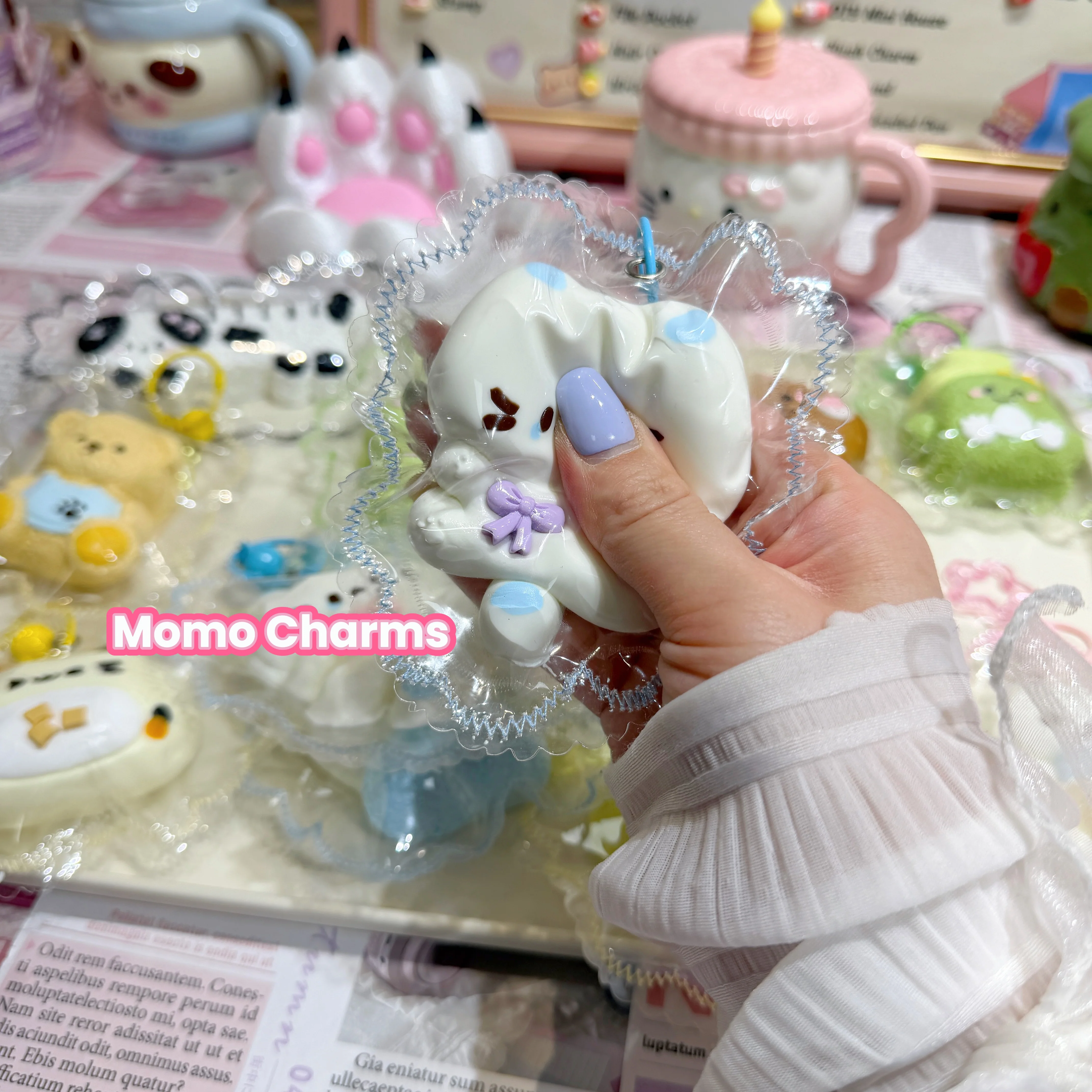 Bow Cat Silicone Taba Squishy Toy - Image 3