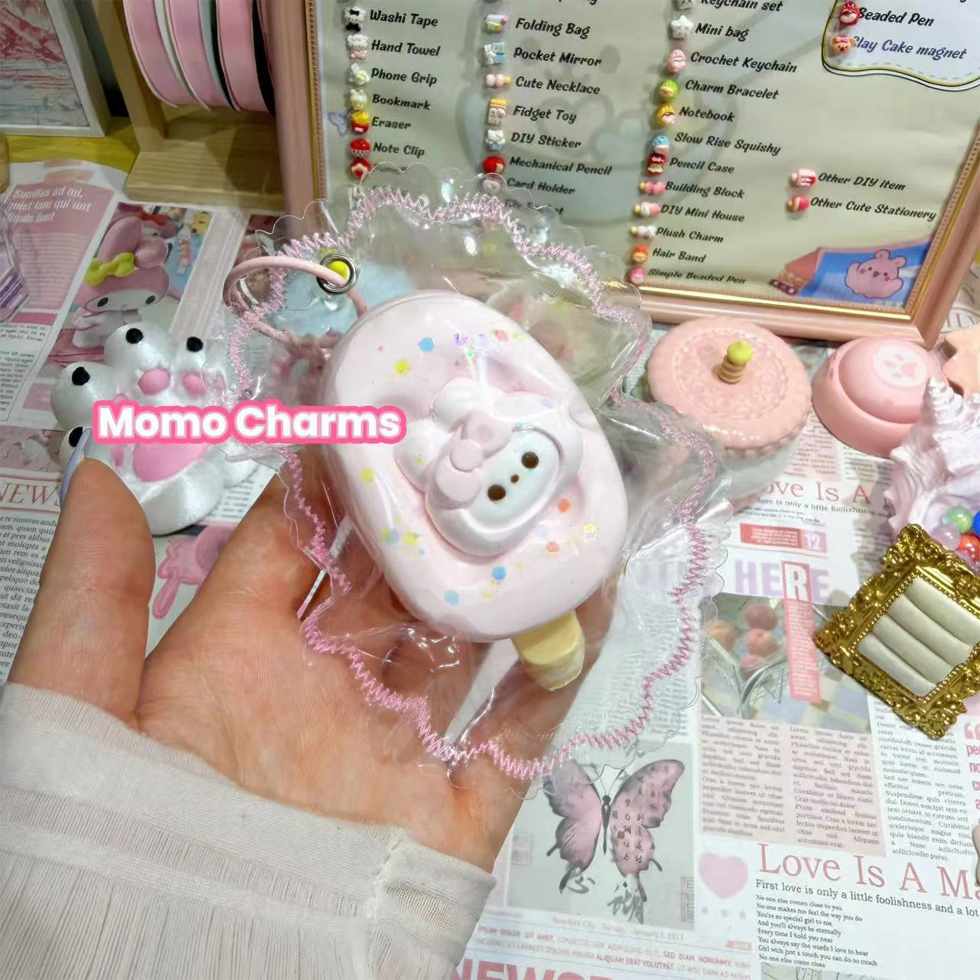 Bunny Ice Cream Silicone Taba Squishy Toy - Image 3