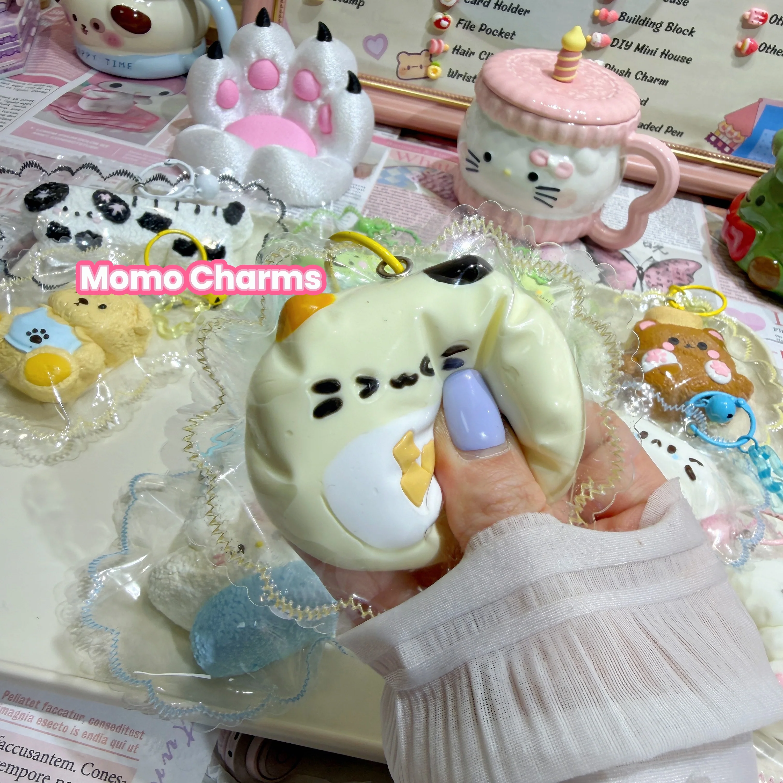 Cheese Puff Cat Silicone Taba Squishy Toy - Image 2