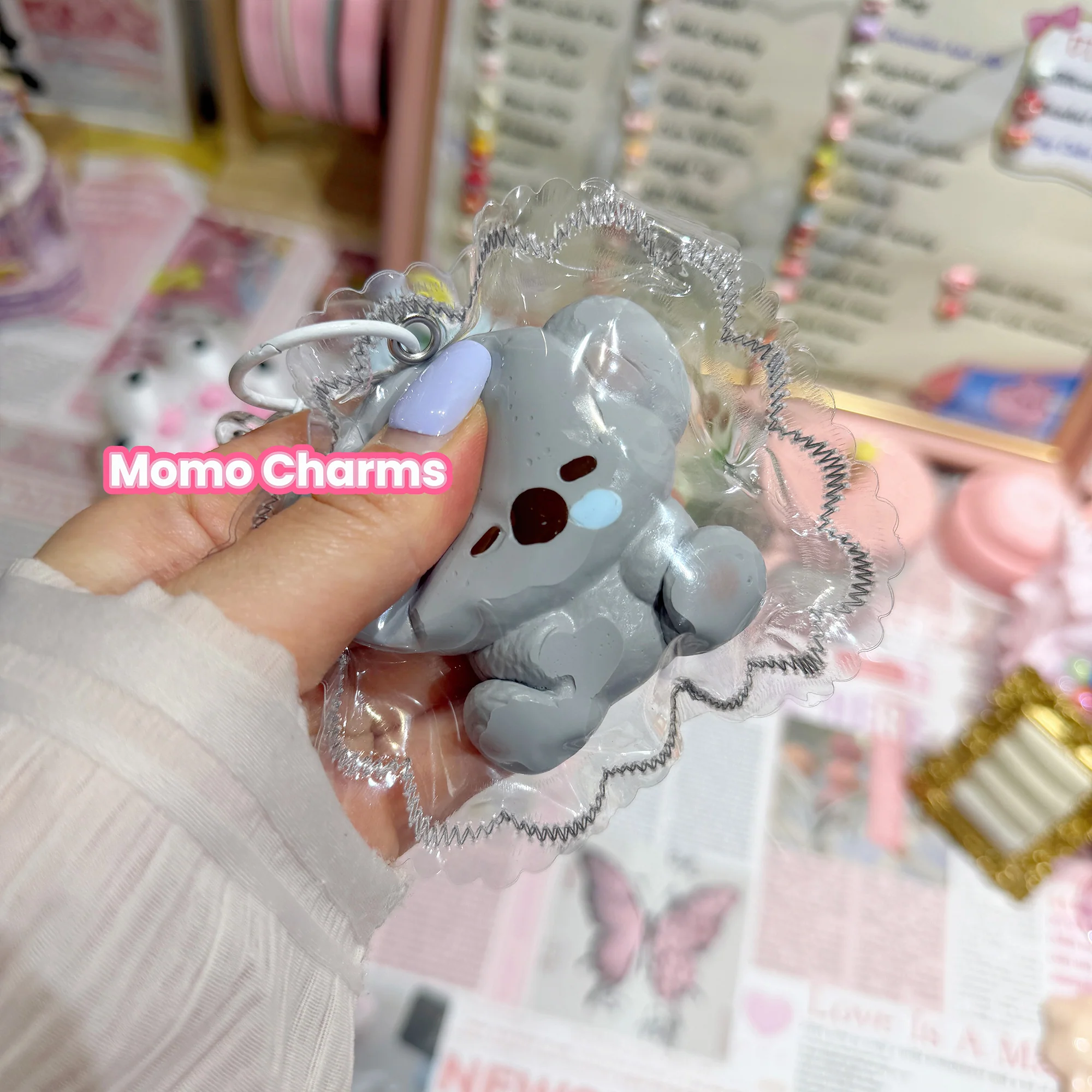 Sleeping Koala Silicone Taba Squishy Toy - Image 3